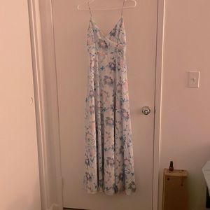 Lulus flower maxi dress (xs)